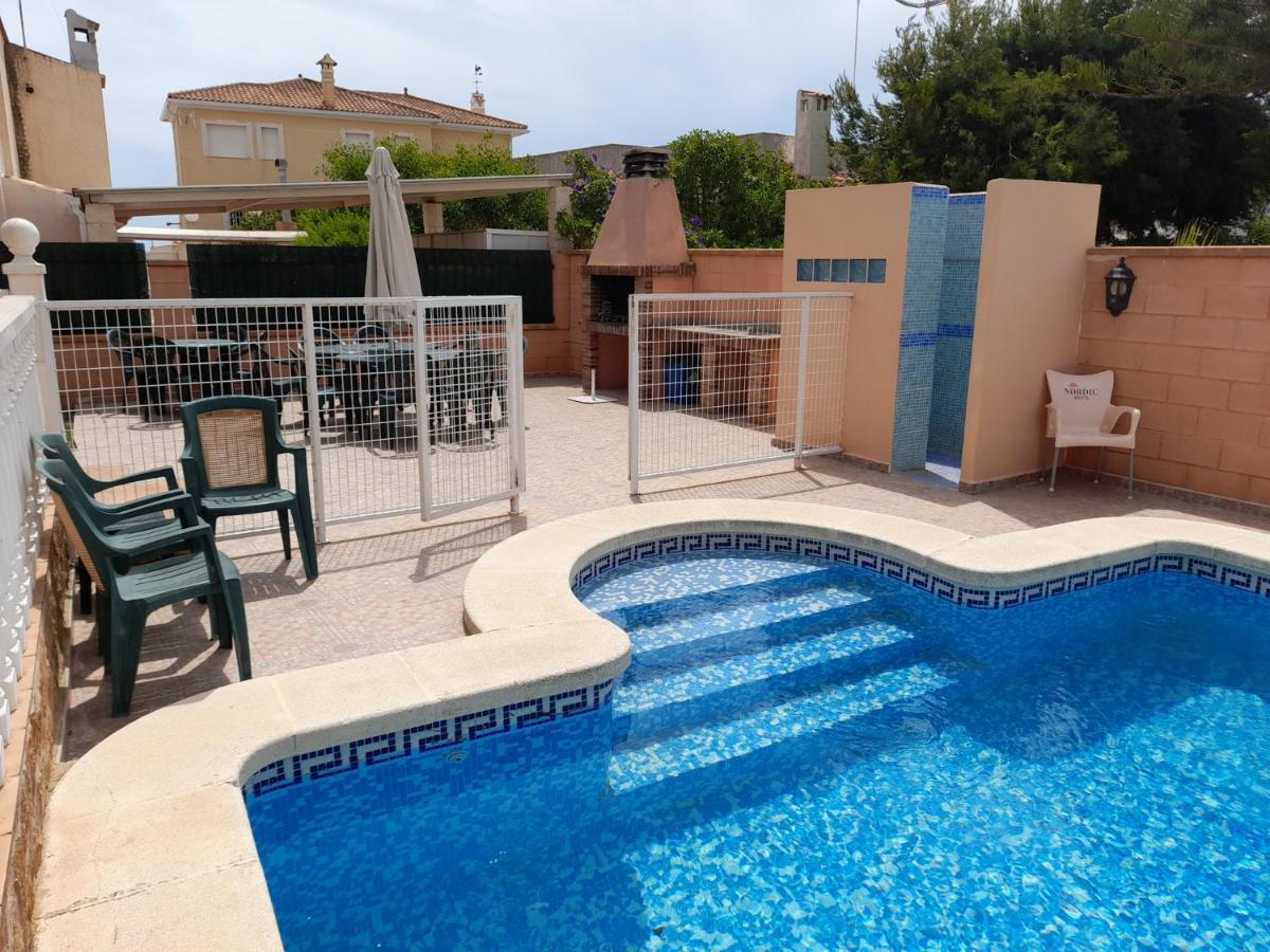 Chalet Muy Cerca De La Playa Con Piscina Privada Dehesa de Campoamor  Esterno foto